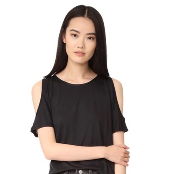 Paige Alessa Cold Shoulder Tee - Picture 1 of 8